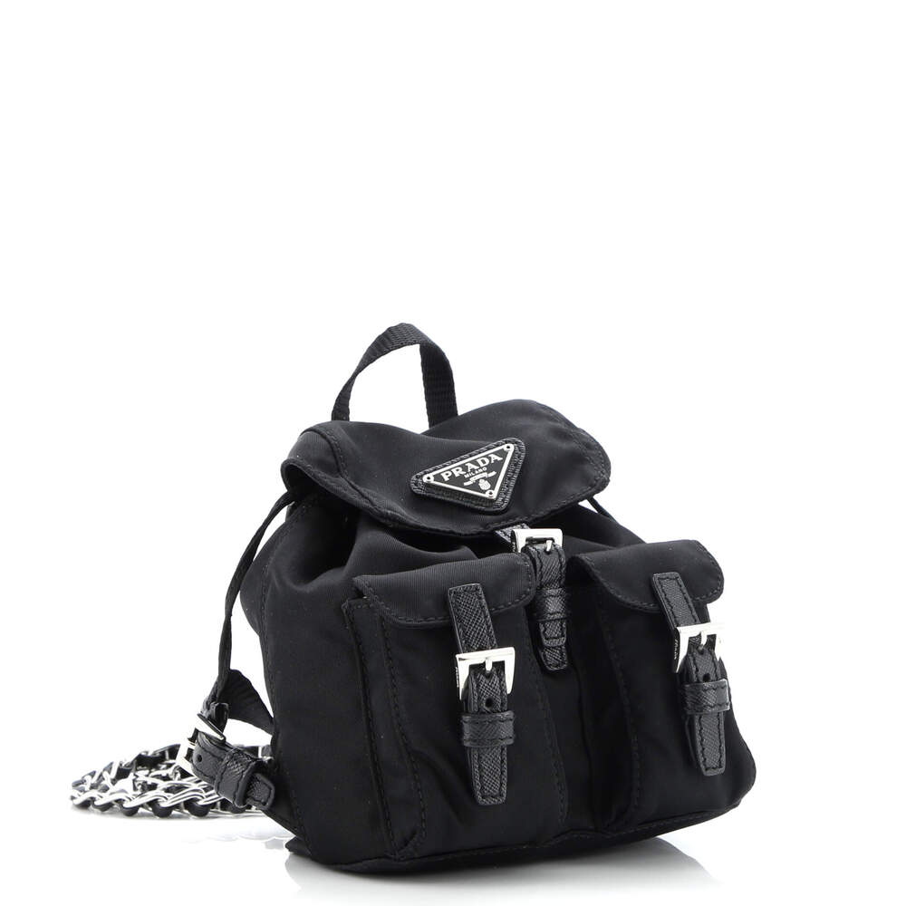 Prada Double Pocket Backpack Chain #228656p11b - image 4
